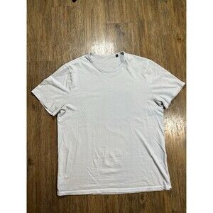 Vince Men's Large Garment Dye Cotton Crew Neck Short Sleeve T-Shirt